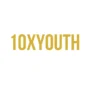 10xYouth site icon with a black background, featuring '10x' in white and 'YOUTH' in red, symbolizing growth and ambition